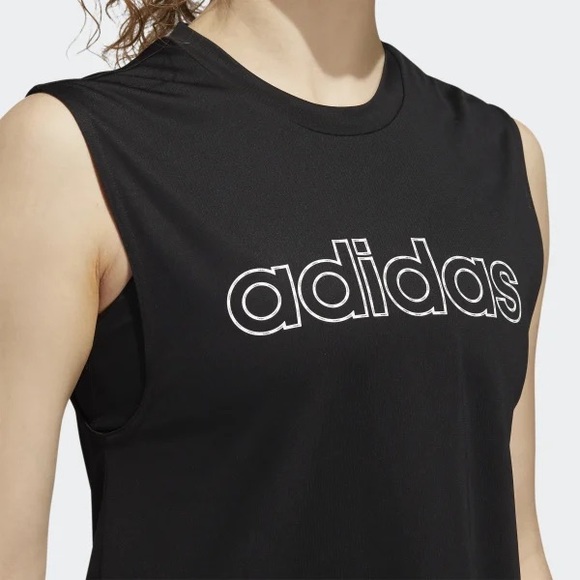 NWT Adidas Linear Areoready Tank Top* - Picture 3 of 6